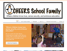 Tablet Screenshot of cheersschoolfamily.org